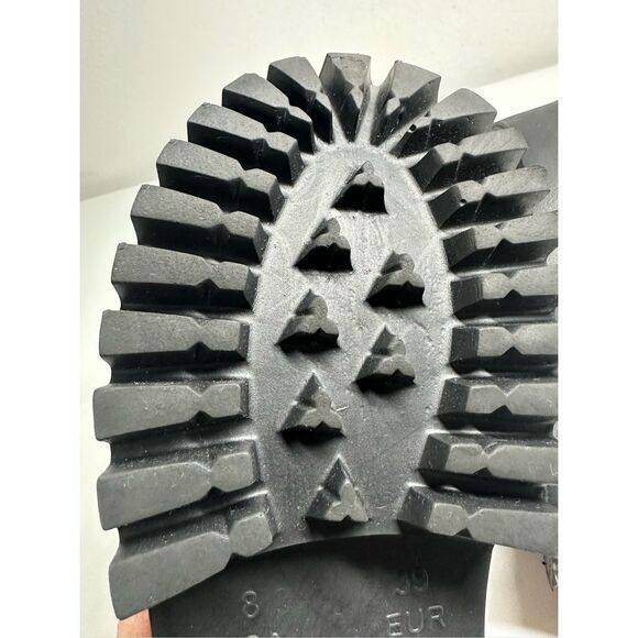 Free People X Jeffrey Campbell Bae Platform Mules Black NIB Size 8  Chunky Clogs - Picture 7 of 12